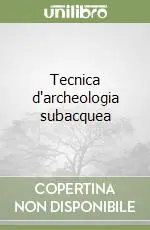 Saldi Tecnica d‘archeologia subacquea
