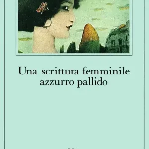Una scrittura femminile azzurro pallido Prezzo Basso