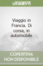 Consegna Rapida Viaggio in Francia. Di corsa, in automobile