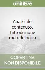 Vendita Finale Analisi del contenuto. Introduzione metodologica