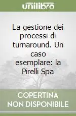 Ultimissimo Modello La gestione dei processi di turnaround. Un caso esemplare la Pirelli Spa