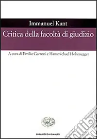 Critica della facoltà di giudizio Vendita Finale