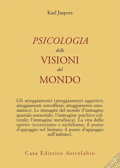 Psicologia delle visioni del mondo Promozione