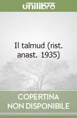 Offerta Speciale Il talmud (rist. anast. 1935)