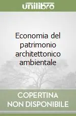 Economia del patrimonio architettonico ambientale Spedizione Espresso