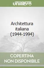 Sconto Architettura italiana (1944-1994)