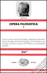 Opera filosofica. Vol. 2 Prezzo Scontato