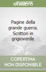 Compra Adesso Pagine della grande guerra. Scrittori in grigioverde