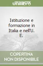 Istituzione e formazione in Italia e nell‘U. E. Prezzo Di Fabbrica
