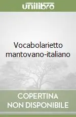 Professionale Vocabolarietto mantovano-italiano