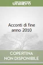 Acconti di fine anno 2010 Professionale