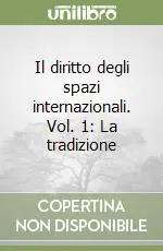 Il diritto degli spazi internazionali. Vol. 1 La tradizione Professionale