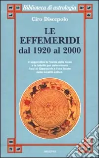 Professionale Le effemeridi dal 1920 al 2000