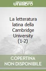 Economico La letteratura latina della Cambridge University (1-2)
