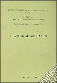 Statistical mechanics Subito Disponibile