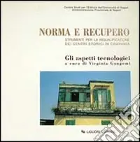 Ultimissimo Modello Norma e recupero. Strumenti per la riqualificazione dei centri storici in Campania. Gli aspetti tecnologici