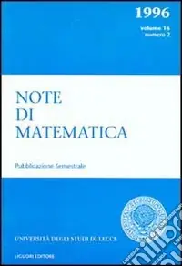 Note di matematica. Vol. 16/2 Economico