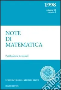 Spedito Oggi Note di matematica. Vol. 18/1