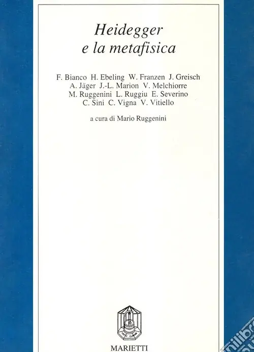Heidegger e la metafisica Economico
