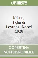 Spedizione Espresso Kristin, figlia di Lavrans. Nobel 1928