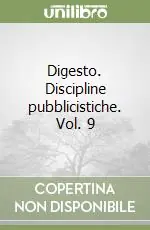 Spedito Oggi Digesto. Discipline pubblicistiche. Vol. 9
