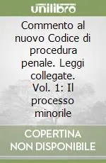 Affare Commento al nuovo Codice di procedura penale. Leggi collegate. Vol. 1 Il processo minorile