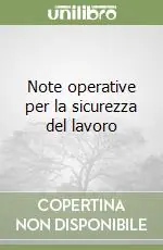 Note operative per la sicurezza del lavoro Prezzo Conveniente