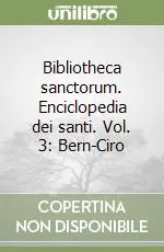 Prezzo Ridotto Bibliotheca sanctorum. Enciclopedia dei santi. Vol. 3 Bern-Ciro