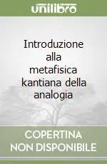 Affare Introduzione alla metafisica kantiana della analogia