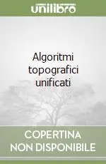 Algoritmi topografici unificati Esclusivo