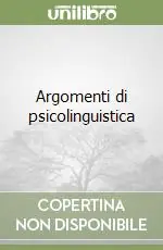 Direttamente Dal Produttore Argomenti di psicolinguistica