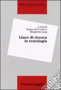 Subito Disponibile Linee di ricerca in testologia