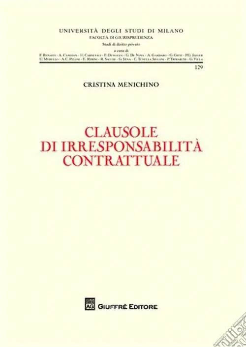 Clausole di irresponsabilità contrattuale Di Tendenza