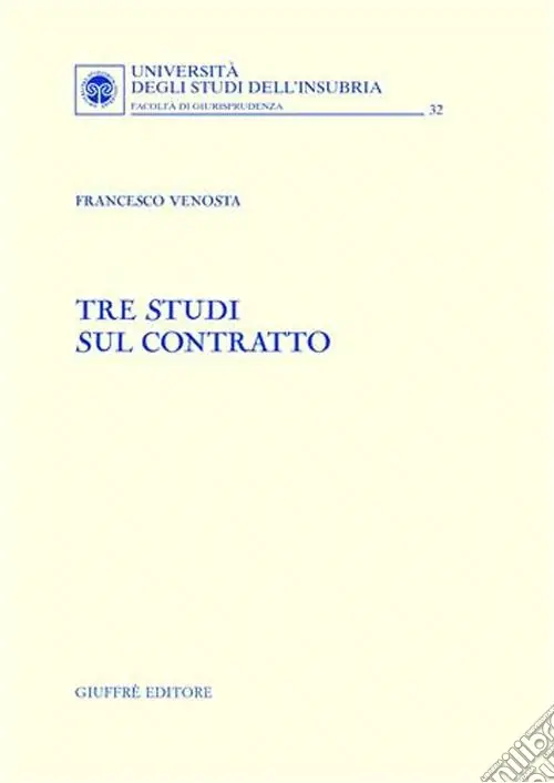 Miglior Prezzo Tre studi sul contratto