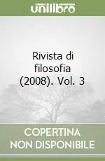 Compra Online Rivista di filosofia (2008). Vol. 3