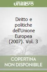 Must-Have Diritto e politiche dell‘Unione Europea (2007). Vol. 3