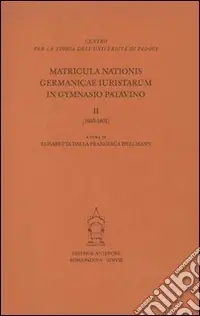 Matricula nationis germanicae 1605-1801 Spedizione Espresso