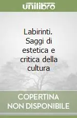 Labirinti. Saggi di estetica e critica della cultura Offerta Limitata