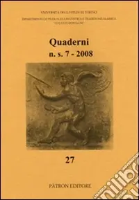 Quaderni del Dipartimento di filologia linguistica e tradizione classica (2008). Vol. 7 Popolare