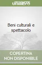 Beni culturali e spettacolo Compra Online