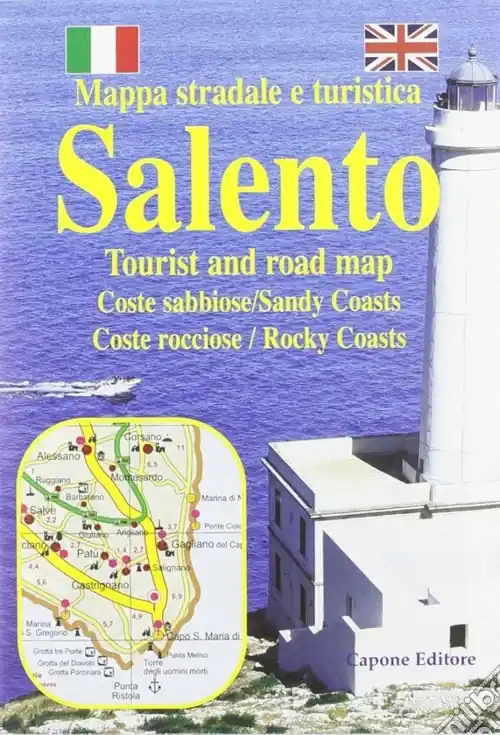 Salento. Mappa stradale e turistica. Tourist and road map Promo Stagionale