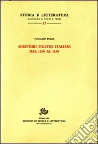 Affare Scrittori politici italiani dal 1550 al 1650