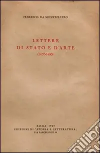 Acquista Ora Lettere di stato e d‘arte (1470-1480)
