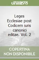 Leges Ecclesiae post Codicem iuris canonici editae. Vol. 2 Vendita Finale