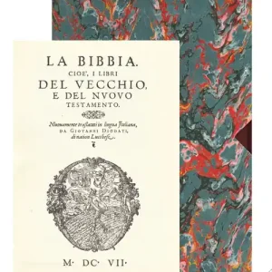 Scelto Dai Clienti La Sacra Bibbia ossia l‘Antico e il Nuovo Testamento tradotti da Giovanni Diodati (rist. anast. Ginevra, 1641). Con Fascicolo