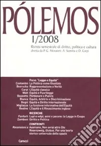 Prezzo Conveniente Pólemos. Rivista semestrale di diritto, politica e cultura (2008). Vol. 1