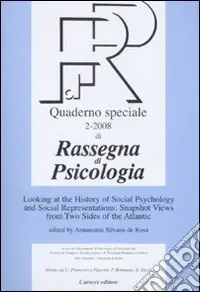 Rassegna di psicologia. Quaderno speciale (2008). Ediz. inglese. Vol. 2 Direttamente Dal Produttore