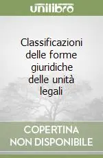 Classificazioni delle forme giuridiche delle unità legali Pagamento Sicuro