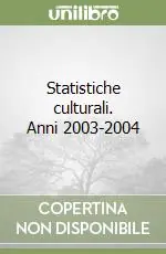 Occasione Statistiche culturali. Anni 2003-2004