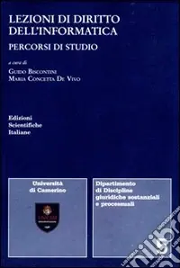 Reso Gratuito Lezioni di diritto dell‘informatica. Percorsi di studio